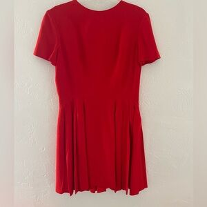 Alexander McQueen Vibrant Red Mini Dress